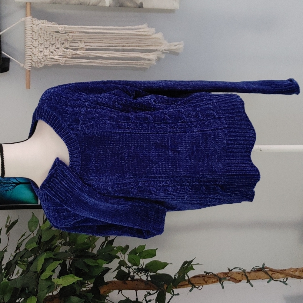 XOXO Cable Knit Chenille Sweater XL